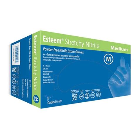 Cardinal Health Esteem Stretchy Nitrile Iii Exam Gloves