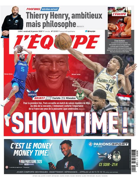 From 12:30 am, the l'équipe newspaper in digital format and other l'équipe's news are available on our app. BeBasket : actualité du basket en France et en Europe : Du ...