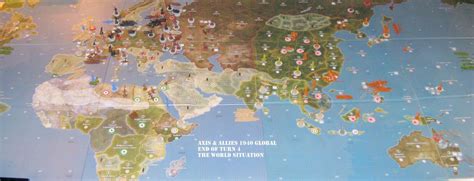 Axis And Allies Global 1940 Map Maps Model Online