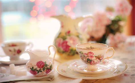 Hd Wallpaper Tea Cup Food And Drink Spring Vintage Classic Cute