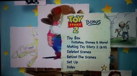 Toy Story 2 1999 Main Menu Dvd Disc 2 Youtube