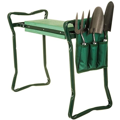 Livivo Outdoors And Garden 2 In 1 Foldable Garden Kneeler With Pouch
