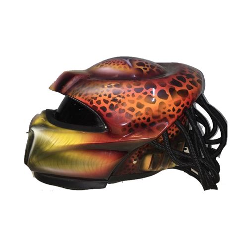 Predator Motorcycle Helmets Leopard Street Fighter Dot · Fancy