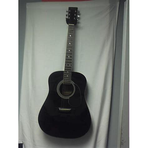 Used Harmony H106b Acoustic Guitar Black Guitar Center