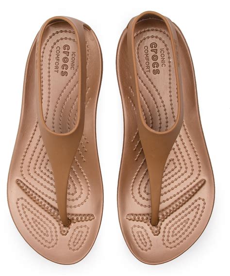 Buy Crocs Sexi Flip Bronze Bronze From £24 99 Today Best Deals On Uk