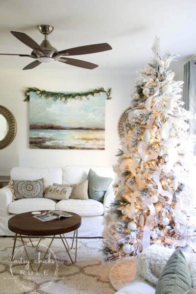 Create A Snow Covered Christmas Tree 5 Tips And Ideas Artsy Chicks Rule