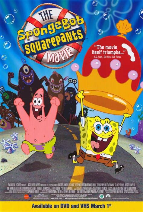 Spongebob Squarepants Movie Poster 11x17 2004 Style D