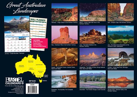 Great Australian Landscapes 2021 Calendar