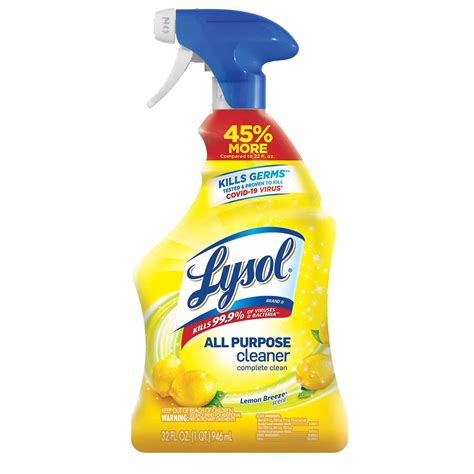 Lysol Brand Disinfectant All Purpose Cleaner 32 Oz Vero Chemical