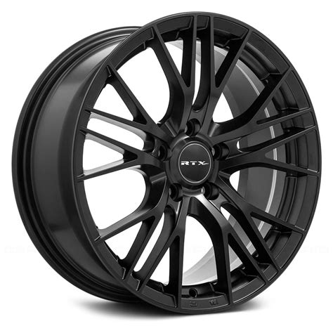 Rtx® Vertex Wheels Satin Black Rims