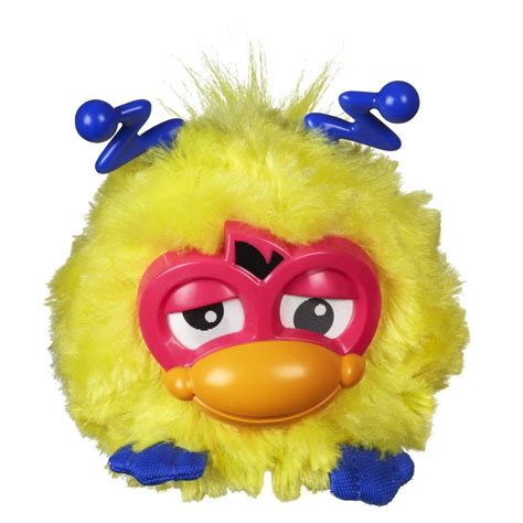 Furby Party Rockers Creature Yellow Wpink Face Nerdby Plush