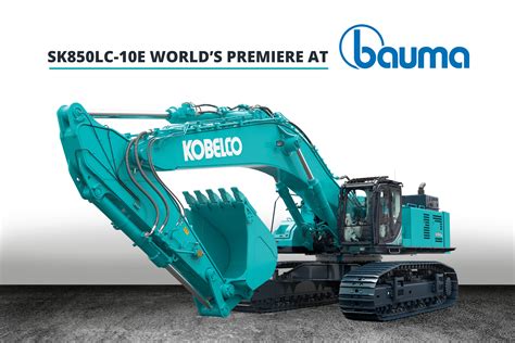Sk850lc 10e Kobelco To Launch Its Largest Excavator In Europe