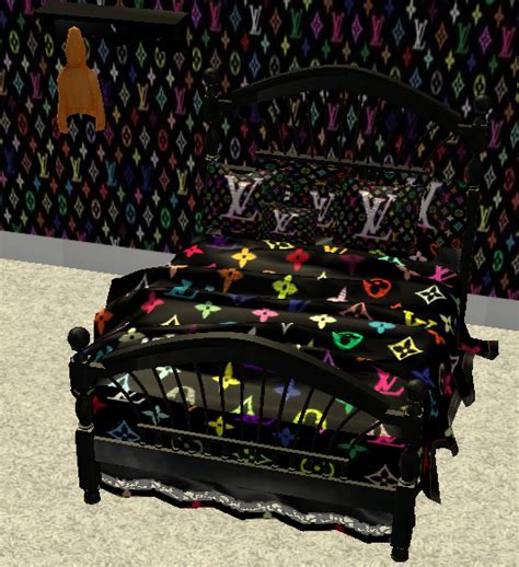 Lifes A Beach Sims 2 And 4 Louis Vuitton Cottage Bed Room Recolors