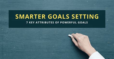 Forget Smart Goal Set Smarter Goals Instead