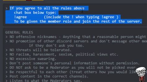 How To Agree To The Rule In A Discord Youtube