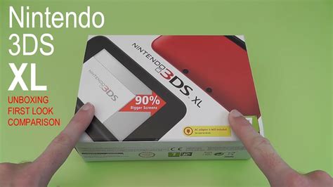 Nintendo 3ds Xl Unboxing First Look And Comparison Youtube