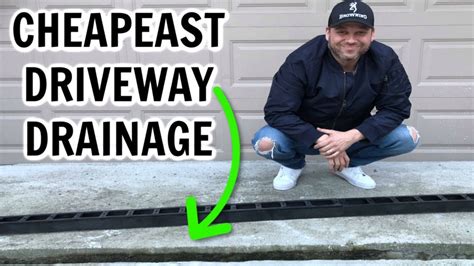 Build a diy driveway with pavers. Diy Storm Drain For $100 | Diy Driveway Channel Drain | How To Install A Trench Drain In ...