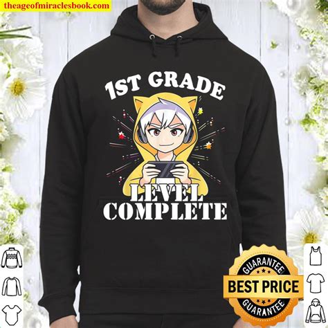 2021 1st Grade Graduation Boy Cute Anime Video Games Boys Shirt Hoodie
