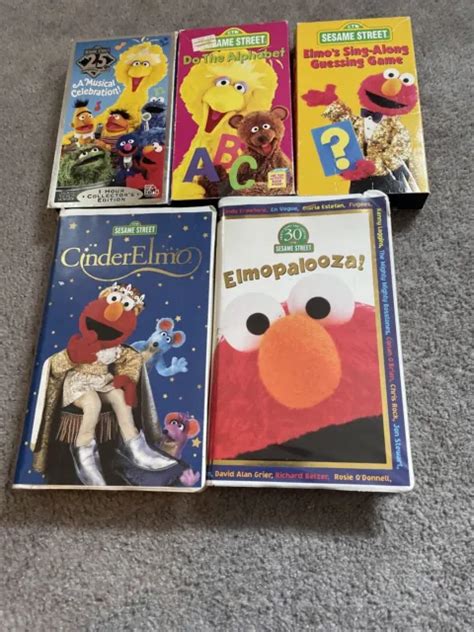 Sesame Street Vhs Lot 1200 Picclick