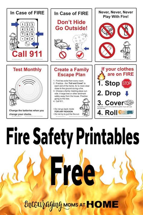 Printable Fire Safety Posters Printable Word Searches