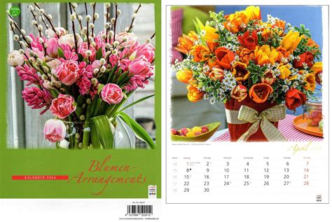 Kalender Bildkalender Wandkalender Fotokalender Blumenkalender 2024