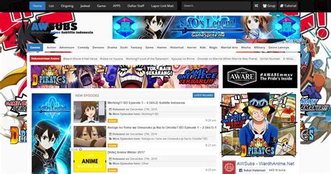 20 Situs Download Anime Sub Indo Terbaik Yang Wajib Kalian Kunjungi