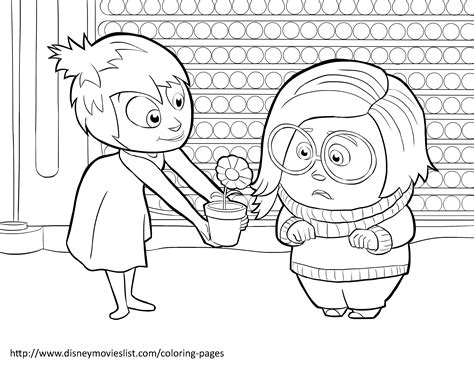Coloring Page Inside Out 131661 Animation Movies Printable
