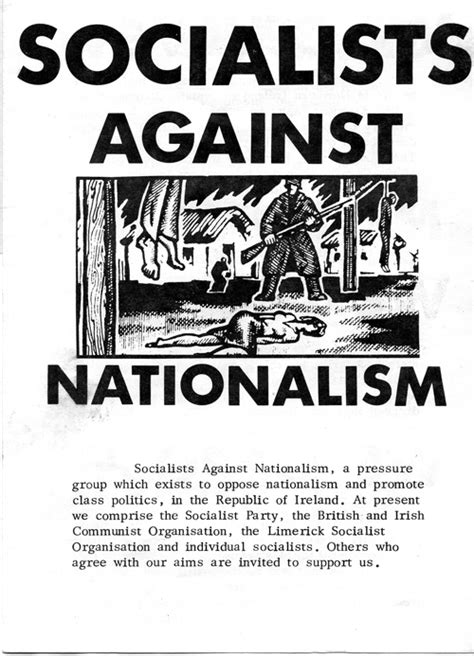 View Document Socialists Against Nationalism Irish Left Archive