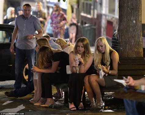 Shocking Images Show Bank Holiday Revellers On Night Out In Newcastle