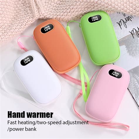 portable usb heater rechargeable electric hand warmer in winter double sided heating mini mobile