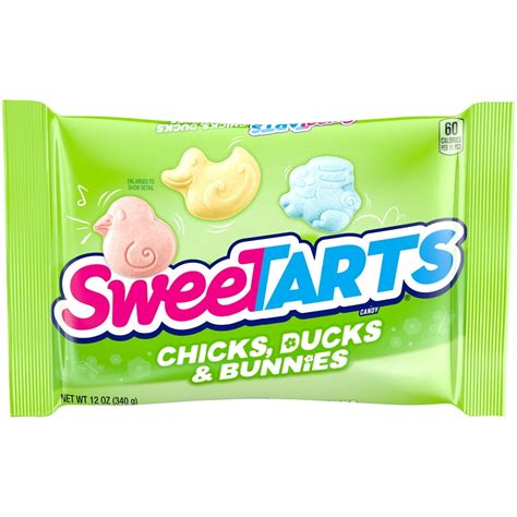 Sweetarts Chicks Ducks And Bunnies Easter Candy 12 Oz Bag