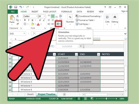 3 Ways To Create A Timeline In Excel WikiHow