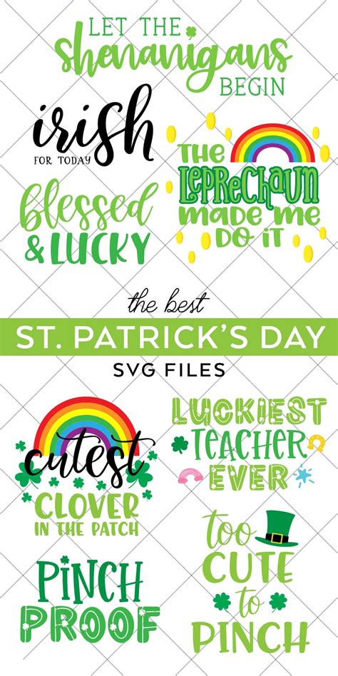 25+ St. Patrick's Day SVG Files - Pineapple Paper Co.