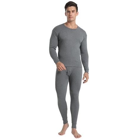 Thermal Underwear For Men Thin Long Johns Cotton 2018 Thermal Suit Tight Undershirt Treousers