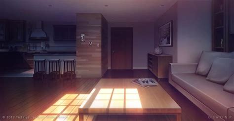 Living Roomdusk Visual Novel Background By Giaonp On Deviantart