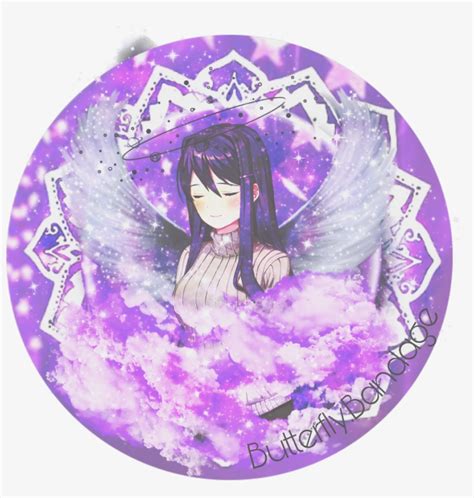 Download Transparent Yuri Purple Space Angel Pastel Icon Anime Girl