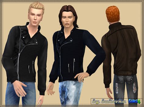 The Sims Resource Jacket With Knitted Insert By Bukovka • Sims 4 Downloads