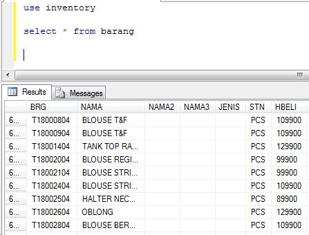 Cara Mudah Belajar Database Fungsi Use Pada Sql Server