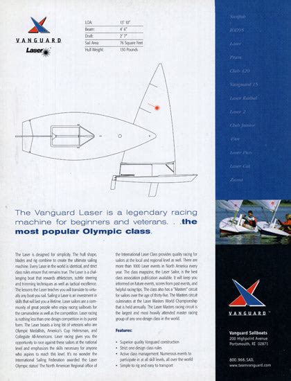 Vanguard Laser Brochure Sailinfo I