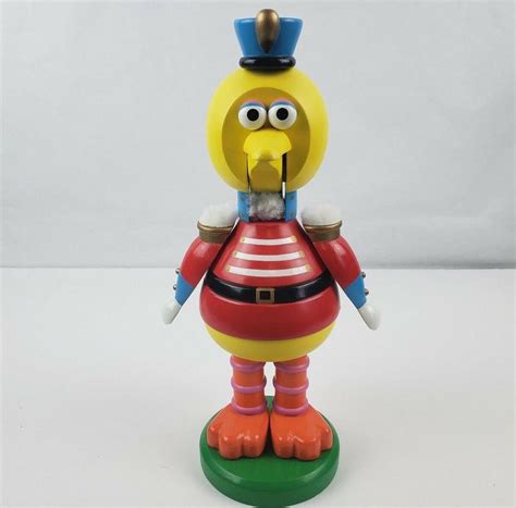 Sesame Street Big Bird Nutcracker Figure Jim Henson Kurt Adler Santas