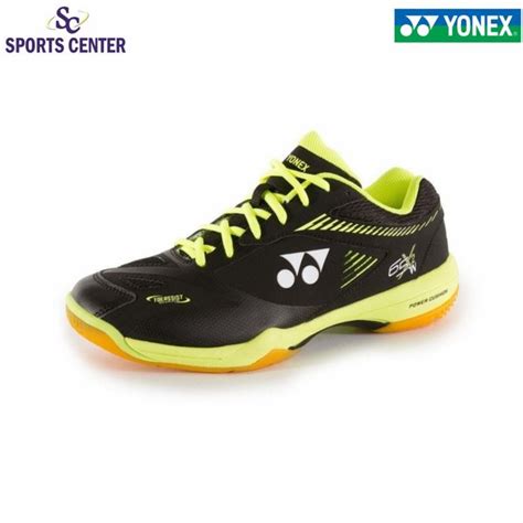 Jual Sepatu Badminton Yonex Shb 65 Shb65 X2 Wide Black Acid Yellow
