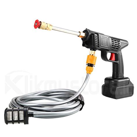 Jual Mesin Alat Cuci Steam Mobil Wireless Jet Gun Baterai