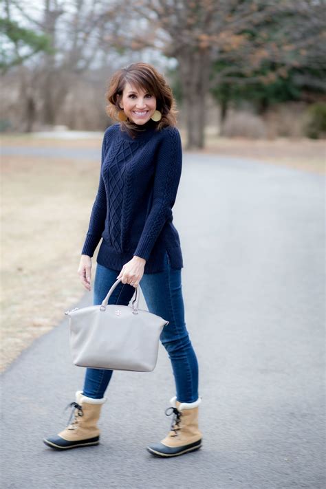 Winter Weather Outfit with Sorel Boots - Cyndi Spivey ...