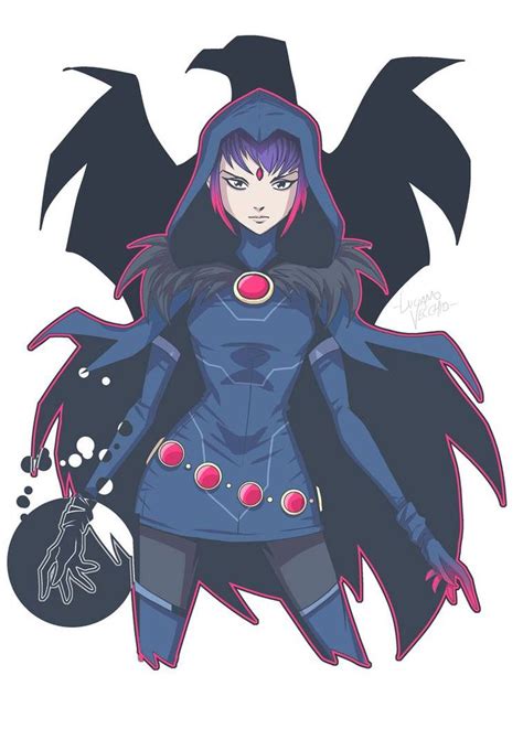 Raven Rebirth By Lucianovecchio Personajes Comic Personajes Dc