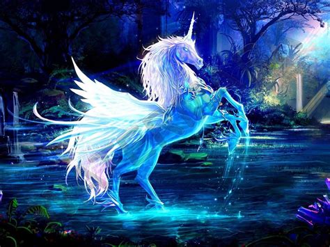 Beautiful Unicorn Fantasy Horse Large Art Print Poster Lfgz0018 Ebay
