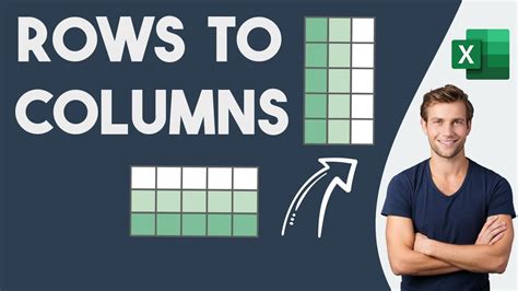 Excel Transpose Function Convert Rows To Columns Youtube