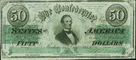 Confederate States Of America 100 Dollar Bill Value Confederate 1862