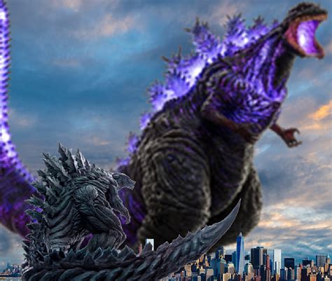 Godzilla Earth Vs Mega Shin Godzilla Diseños De Macetas Monstruos