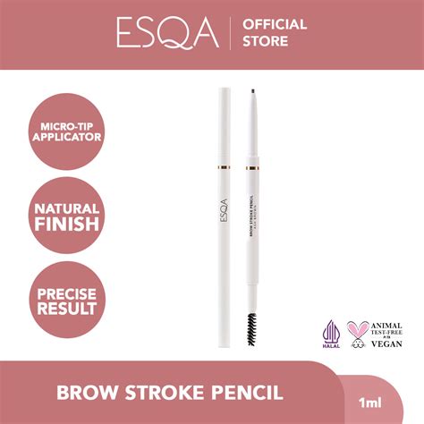 Esqa Brow Stroke Pencil Ash Brown Lazada Indonesia