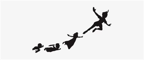 Transparent Shadows Peter Pan - Peter Pan Flying Silhouette - Free